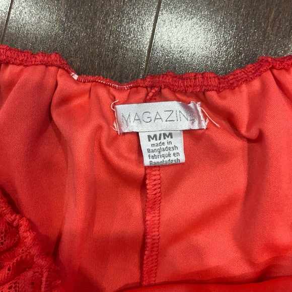 y2k off the Shoulder Bright summer top - Picture 3 of 6